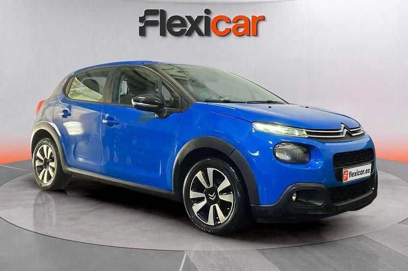 Azul Usado 2019 Citroën C3 Feel Utilitario | 8390 € (Buen precio) - Imagen 1/4
