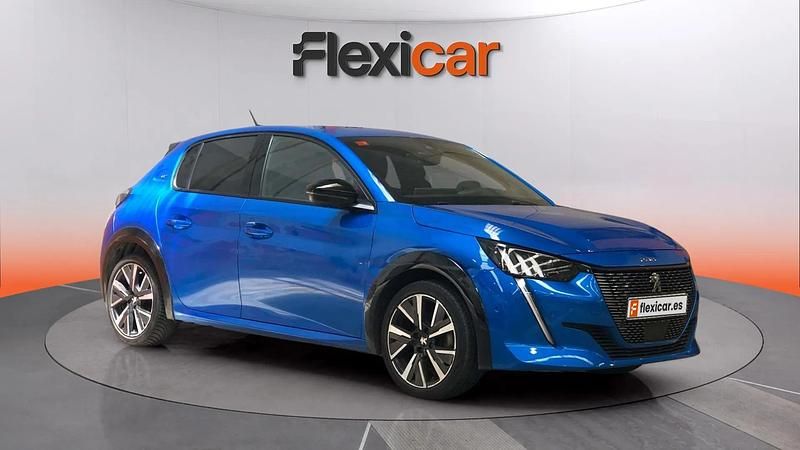 Usado Peugeot 208 GT 101 CV (74 kW) 2021 Azul Utilitario