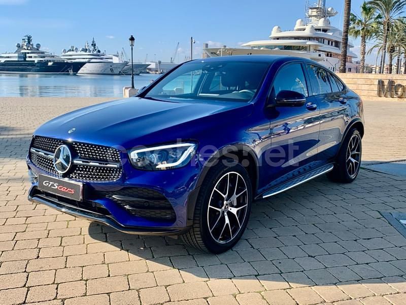 Usado Mercedes GLC300e 320 CV (235 kW) 2020 Azul Coupe