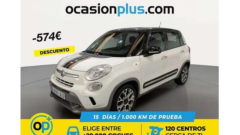 Usado Fiat 500L Trekking 120 CV (88 kW) 2016 Blanco Monovolumen