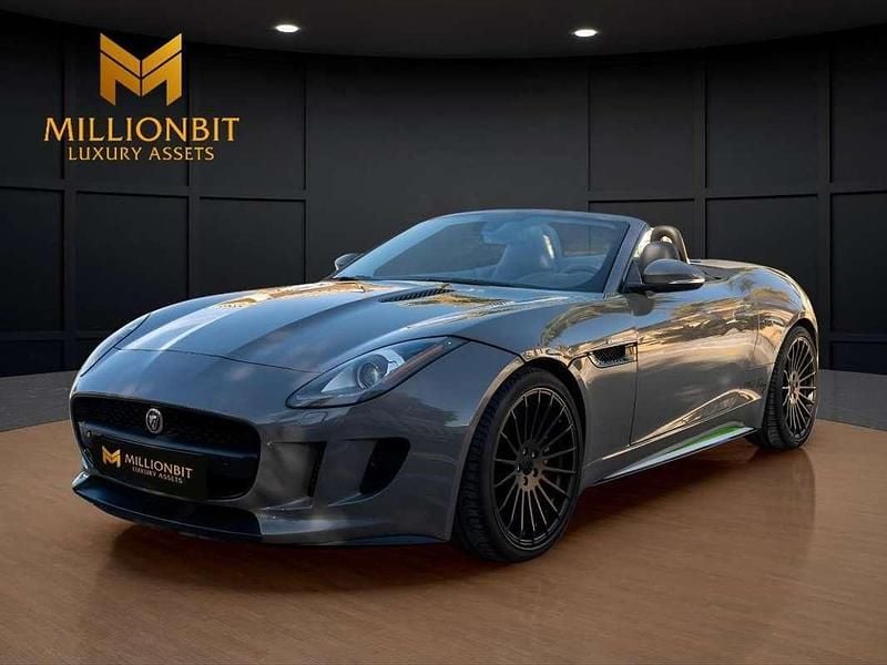 Usado Jaguar F-Type R-Dynamic 340 CV (250 kW) 2017 Gris Descapotable