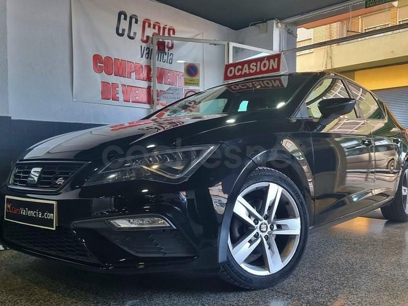 Negro Usado 2017 Seat Leon FR Berlina | 9900 € (Super precio) - Imagen 1/4
