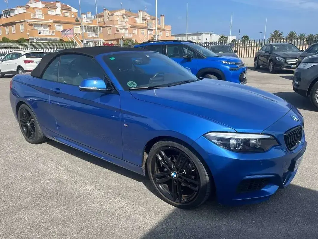 Usado BMW 218 136 CV (100 kW) 2020 Azul Descapotable