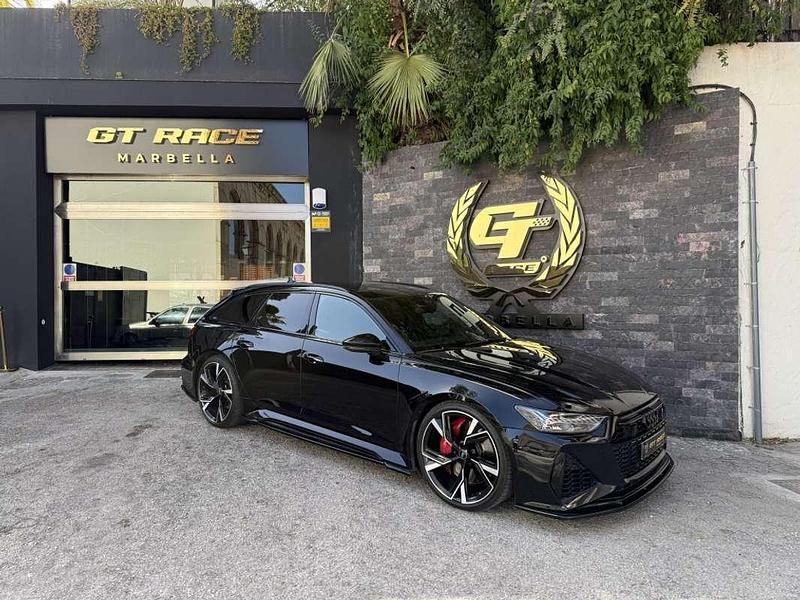 Usado Audi RS6 Exclusive 600 CV (441 kW) 2022 Negro Familiar