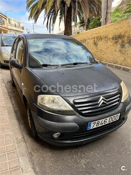 Usado Citroën C3 75 CV (55 kW) 2004 Negro Berlina