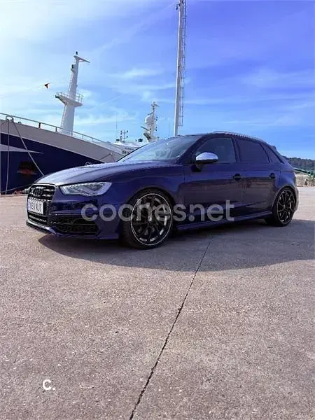 Usado Audi S3 300 CV (220 kW) 2014 Azul Berlina