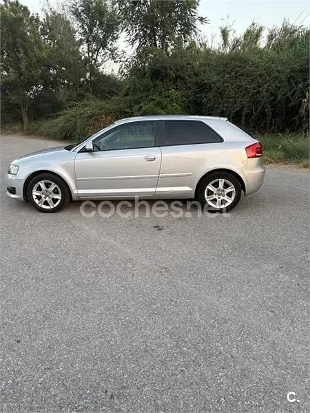 Usado Audi A3 Attraction 105 CV (77 kW) 2010 Gris / plata Utilitario