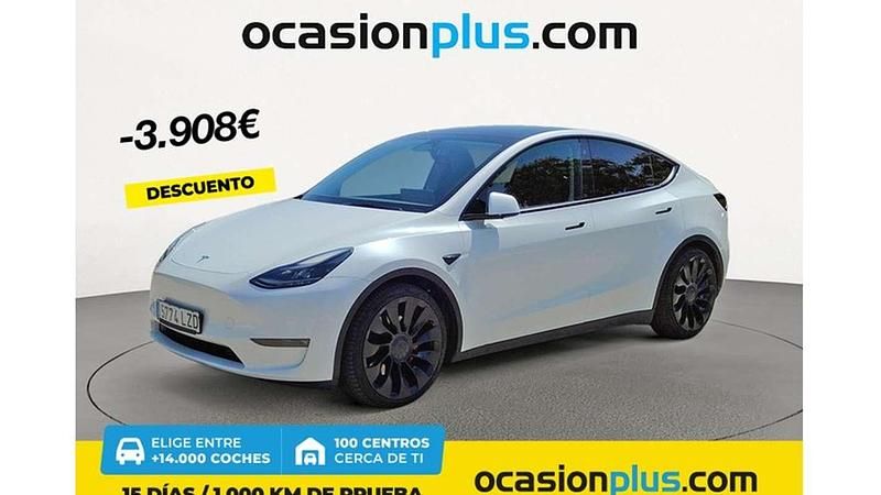Blanco Usado 2022 Tesla Model Y Performance SUV | 39.082 € (Buen precio) - Imagen 1/4