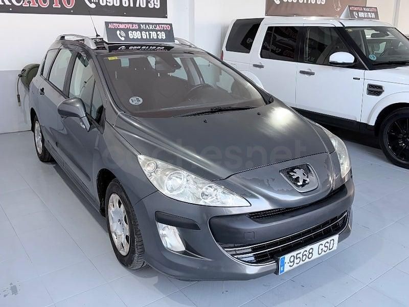 Usado Peugeot 308 SW 110 CV (80 kW) 2009 Gris / plata Familiar