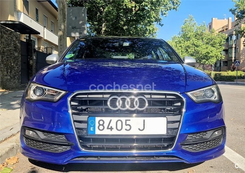Azul Usado 2016 Audi A3 S-Line Berlina | 18.400 € (Precio justo) - Imagen 1/4