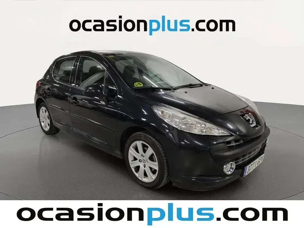 Usado Peugeot 207 Sport 90 CV (66 kW) 2009 Negro Utilitario