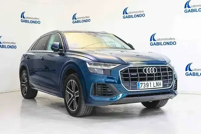 Usado Audi Q8 381 CV (280 kW) 2021 Azul SUV