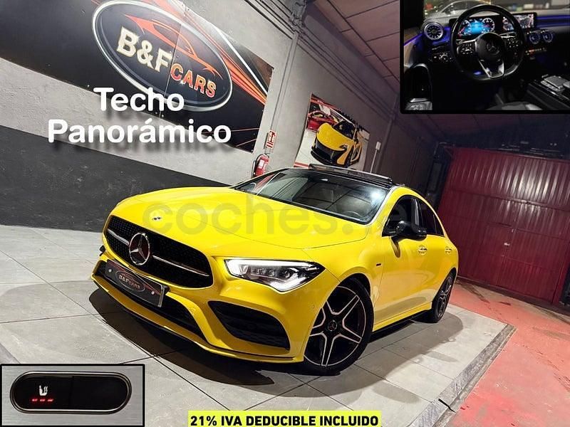 Amarillo Usado 2022 Mercedes CLA200 Berlina | 24.990 € (Buen precio) - Imagen 1/4