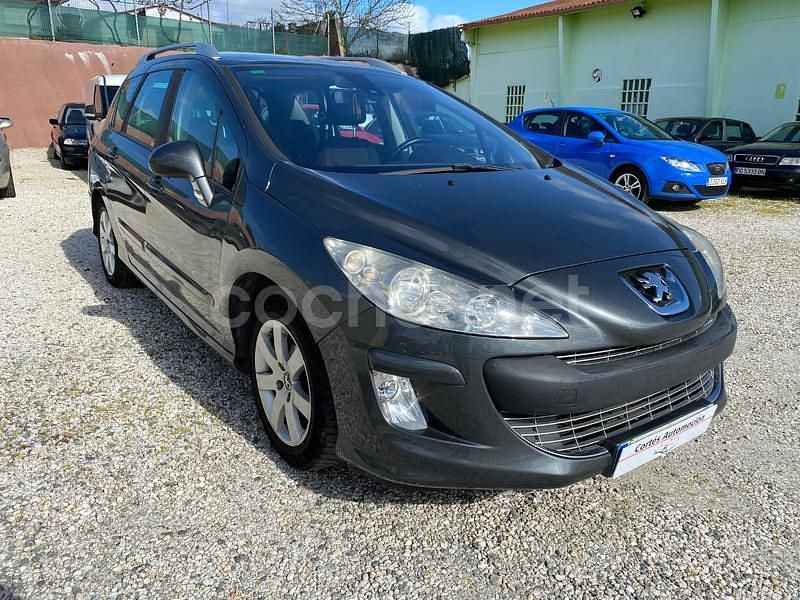 Usado Peugeot 308 SW Premium 110 CV (80 kW) 2009 Gris / plata Familiar