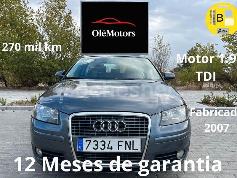 Usado Audi A3 105 CV (77 kW) 2007 Gris / plata Berlina