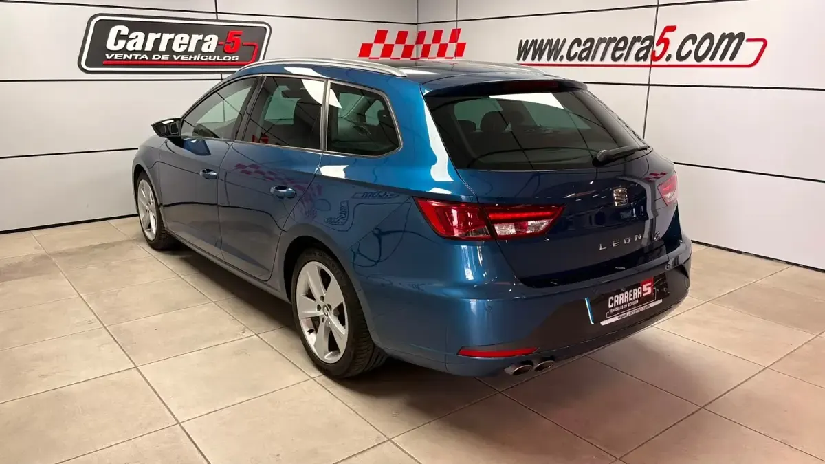 Usado Seat Leon ST FR 150 CV (110 kW) 2016 Azul Familiar