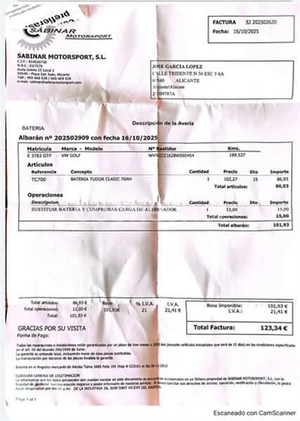 Usado VW Golf Plus Cross Highline 105 CV (77 kW) 2008 Gris / plata Monovolumen