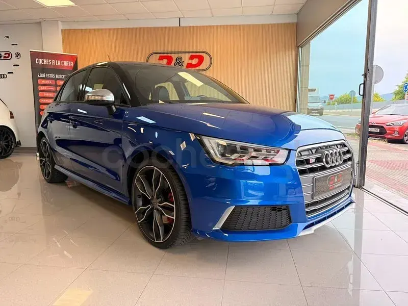 Usado Audi S1 Sportback Premium 231 CV (169 kW) 2016 Azul Utilitario