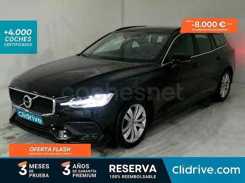 Usado Volvo V60 Momentum 197 CV (144 kW) 2021 Negro Familiar