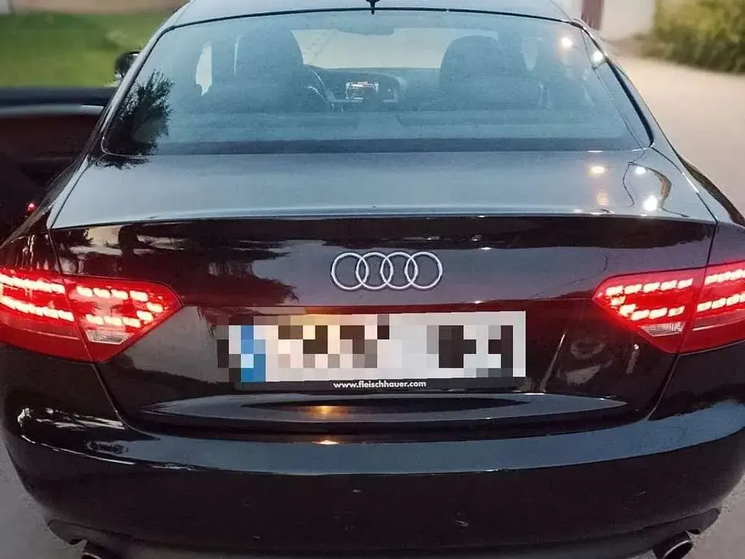 Usado Audi A5 190 CV (139 kW) 2008 Negro Coupe