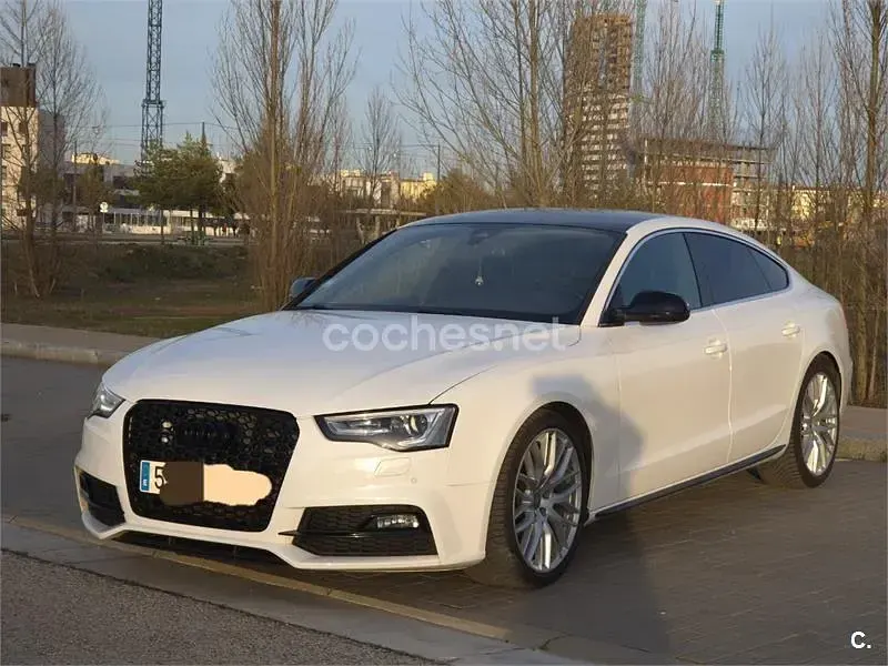 Usado Audi A5 Sportback S-Line 190 CV (139 kW) 2016 Blanco Utilitario