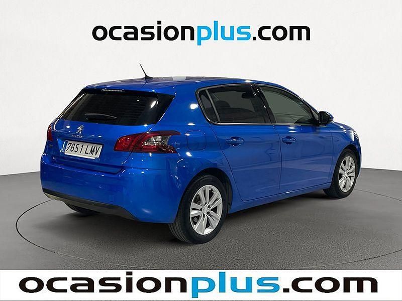 Usado Peugeot 308 Active 110 CV (80 kW) 2021 Azul Utilitario