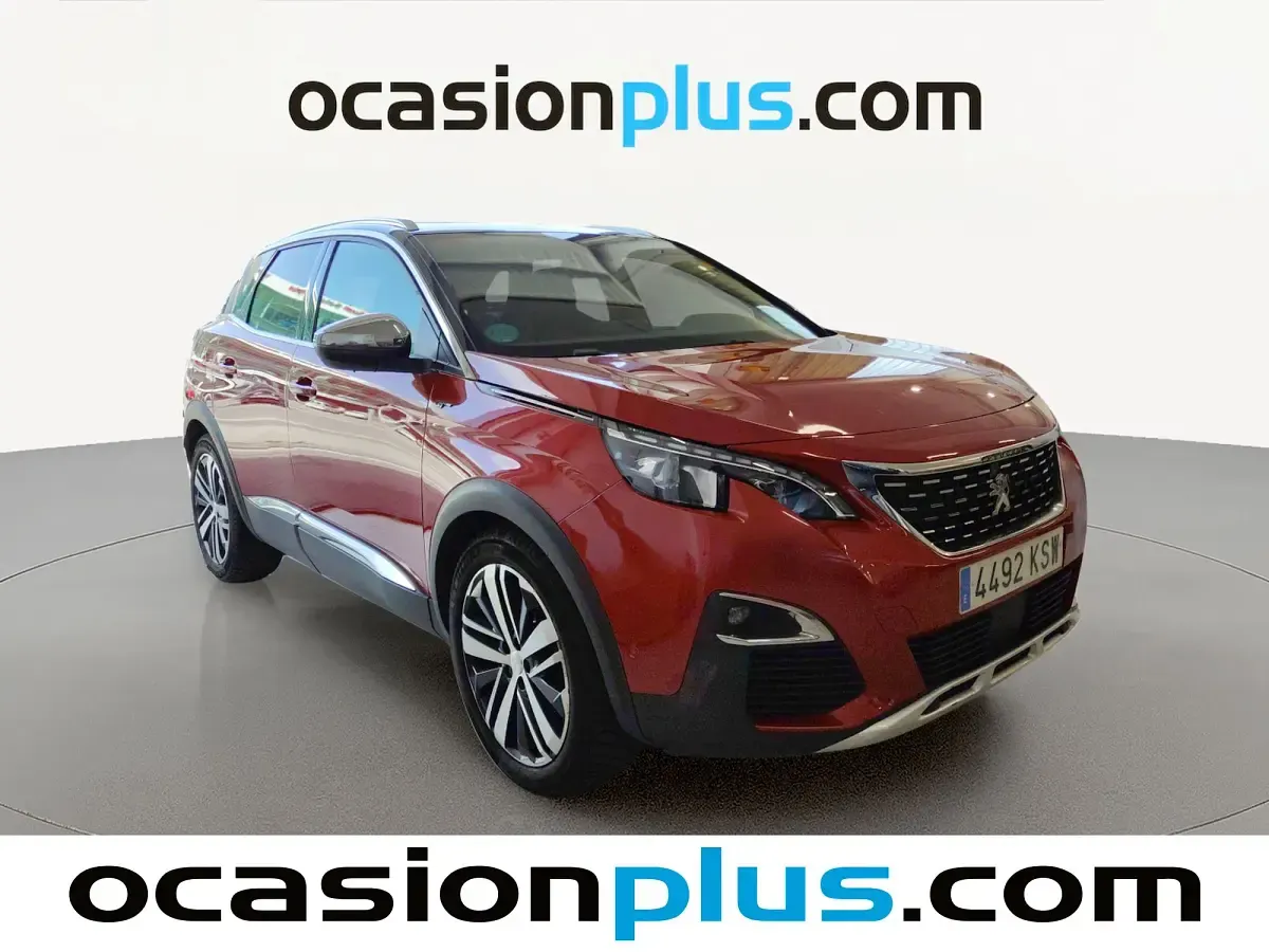 Usado Peugeot 3008 GT 181 CV (133 kW) 2019 Rojo SUV