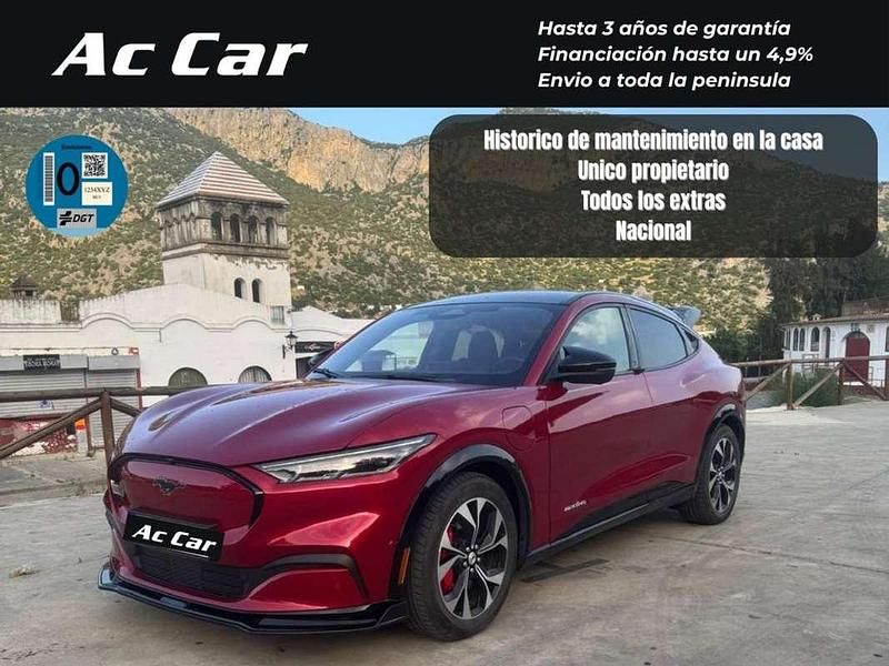 Rojo Usado 2022 Ford Mustang Mach-E Premium SUV | 35.500 € (Buen precio) - Imagen 1/4