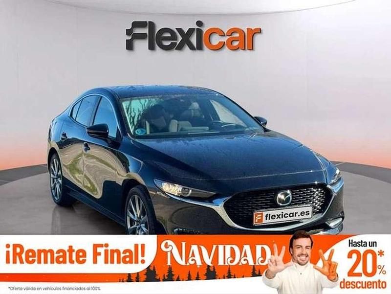 Negro Usado 2022 Mazda 3 Berlina | 20.890 € (Super precio) - Imagen 1/4
