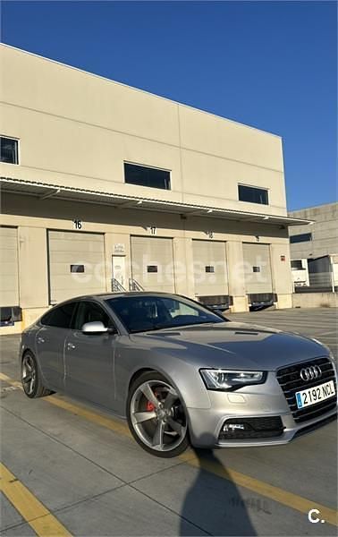 Gris / plata Usado 2016 Audi A5 Sportback S-Line Berlina | 22.000 € (Precio justo) - Imagen 1/2