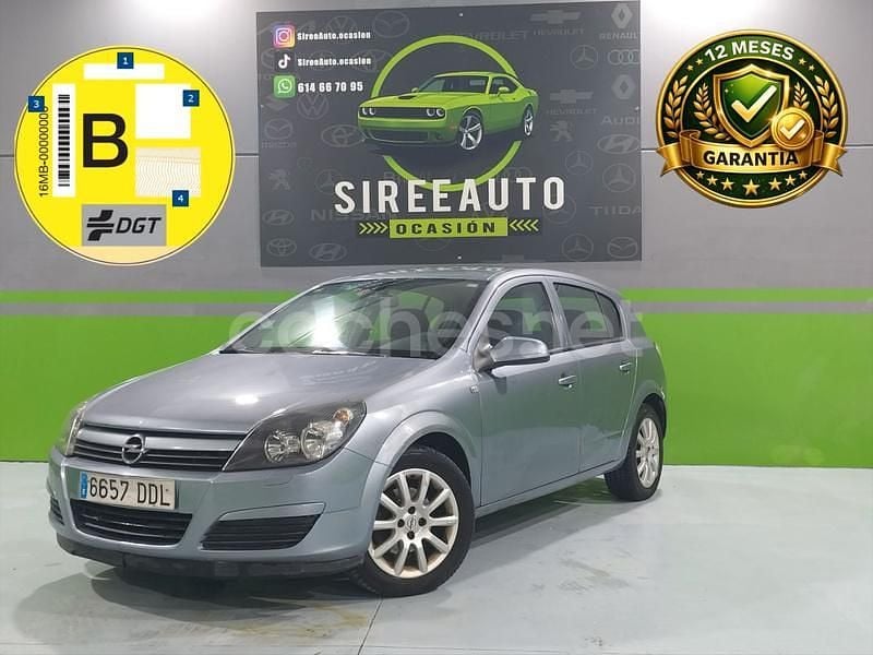 Gris / plata Usado 2005 Opel Astra Enjoy Berlina | 1990 € (Buen precio) - Imagen 1/4