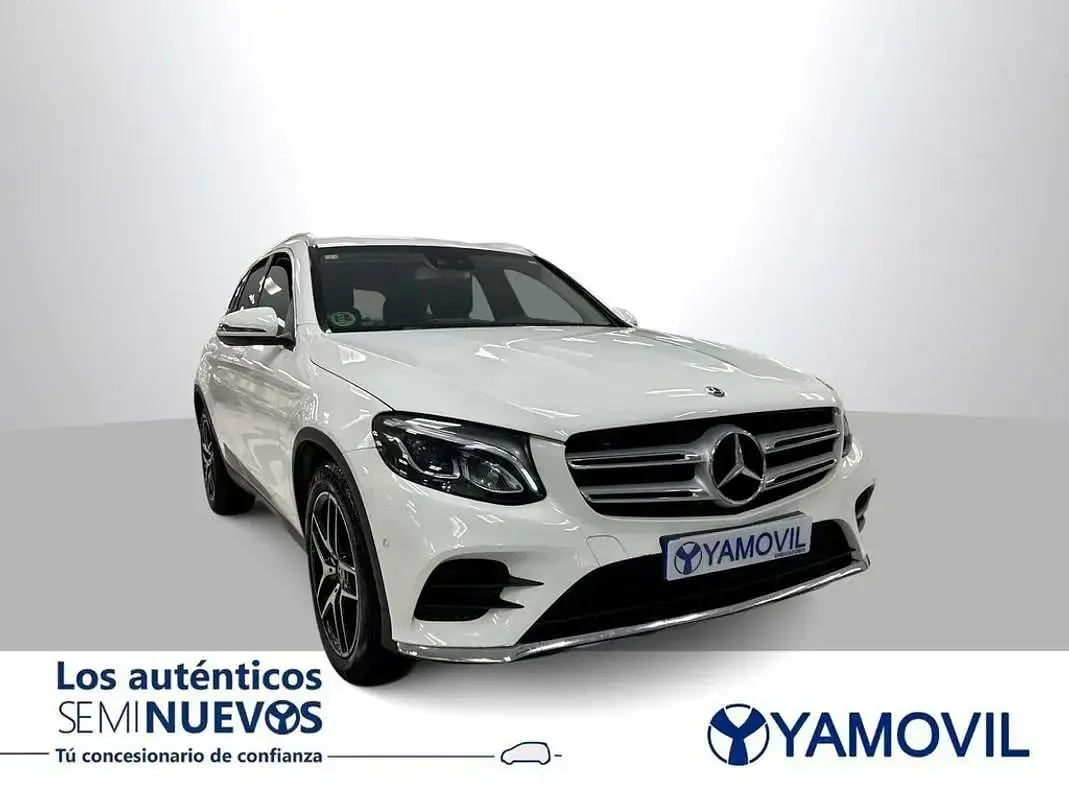 Usado Mercedes GLC220 170 CV (125 kW) 2018 Blanco SUV