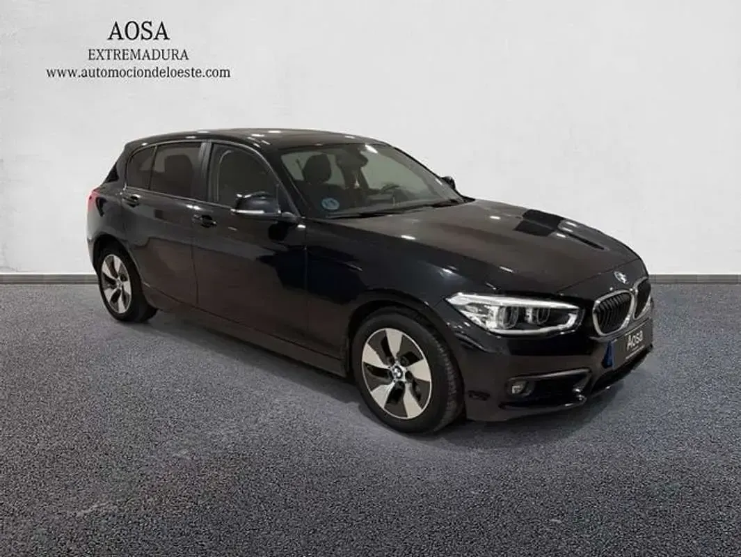 Usado BMW 118 150 CV (110 kW) 2018 Negro Utilitario