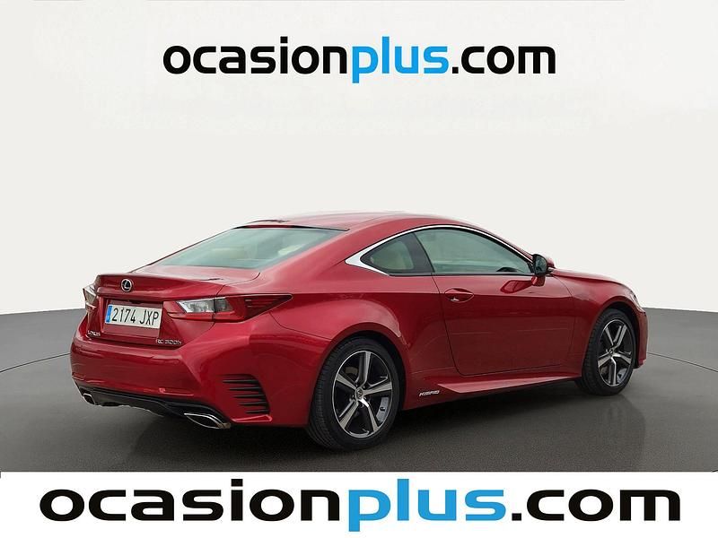 Usado Lexus RC300h Executive Line 223 CV (164 kW) 2017 Rojo Coupe