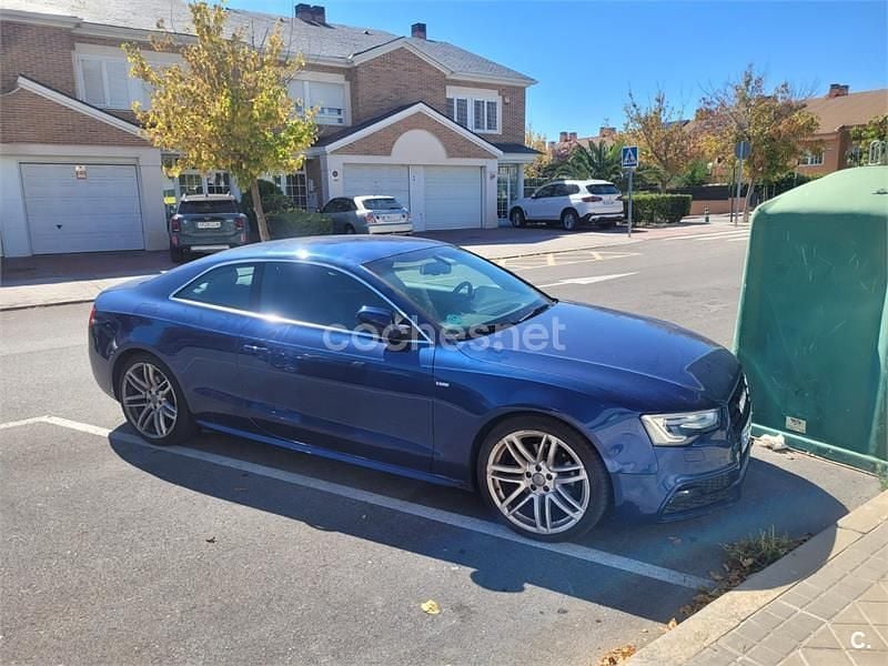 Azul Usado 2016 Audi A5 S-Line Coupe | 13.900 € (Precio justo) - Imagen 1/4