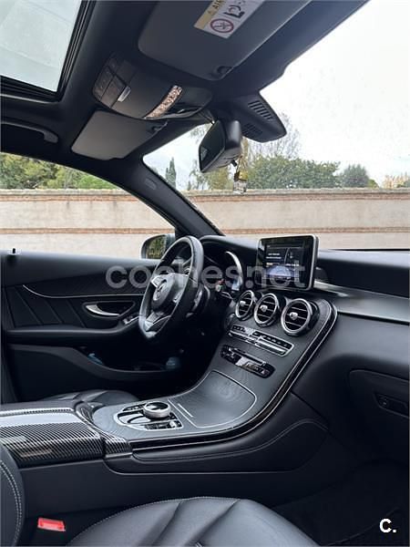 Usado Mercedes GLC220 194 CV (142 kW) 2018 Gris / plata Coupe