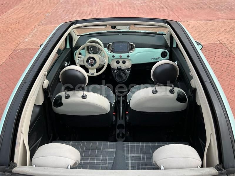 Azul Usado 2019 Fiat 500C Lounge Descapotable | 11.500 € (Precio justo) - Imagen 1/4