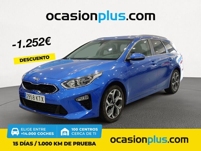 Azul Usado 2019 Kia Ceed Familiar | 13.780 € (Precio justo) - Imagen 1/4