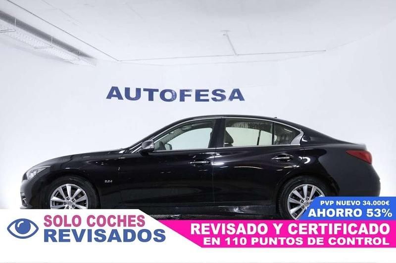 Usado Infiniti Q50 170 CV (125 kW) 2017 Negro Berlina