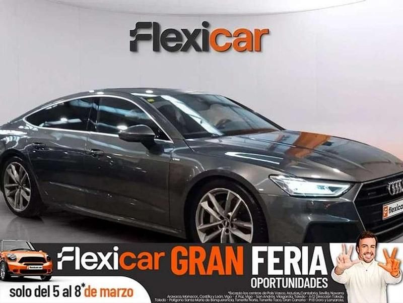 Usado Audi A7 245 CV (180 kW) 2020 Gris Berlina