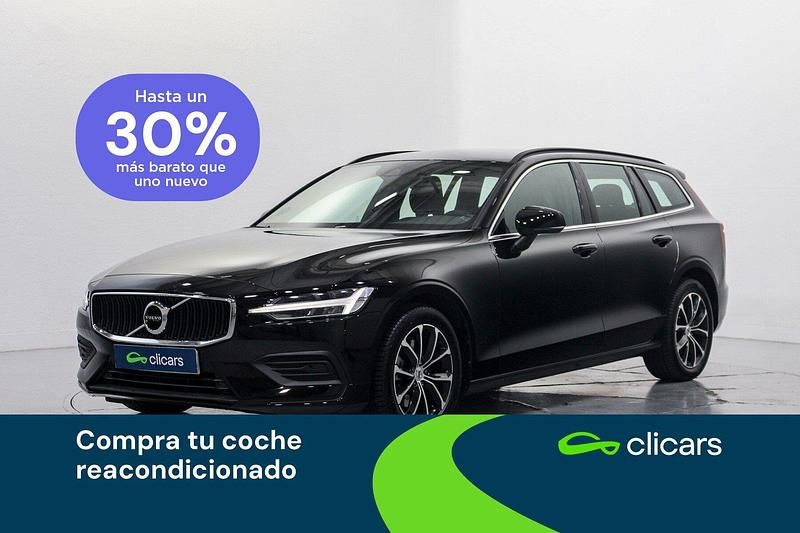 Negro Usado 2021 Volvo V60 Momentum Familiar | 28.490 € (Caro) - Imagen 1/4