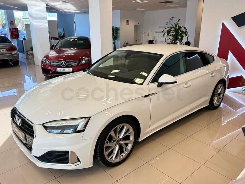 Usado Audi A5 Sportback Advanced 190 CV (139 kW) 2020 Blanco Utilitario