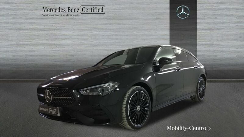 Negro Usado 2024 Mercedes CLA250 Shooting Brake Familiar | 46.500 € - Imagen 1/4
