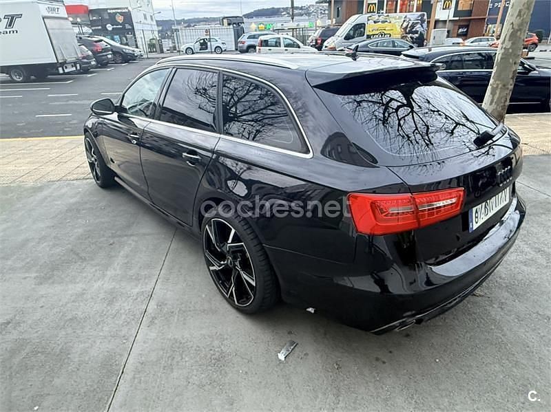 Usado Audi A6 Advanced 204 CV (150 kW) 2014 Negro Familiar