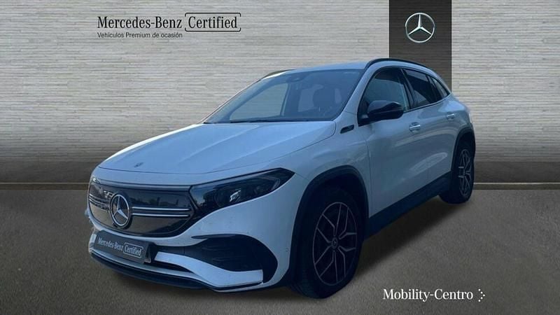 Blanco polar pintura unicolor Usado 2022 Mercedes EQA250 AMG line SUV | 36.850 € (Un poco caro) - Imagen 1/4