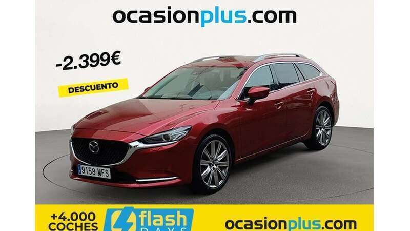 Rojo Usado 2023 Mazda 6 Exclusive-Line Familiar | 23.991 € (Precio justo) - Imagen 1/4