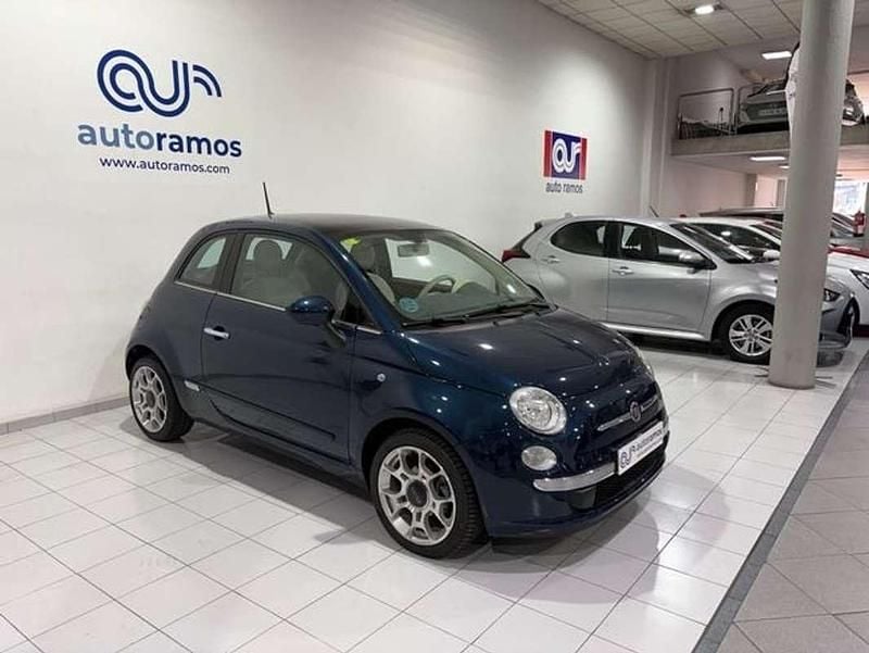 Usado Fiat 500 Lounge 69 CV (50 kW) 2015 Azul Utilitario