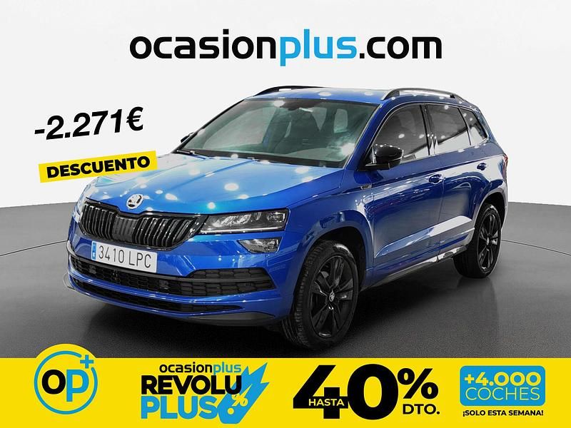 Usado Skoda Karoq SportLine 150 CV (110 kW) 2021 Azul SUV