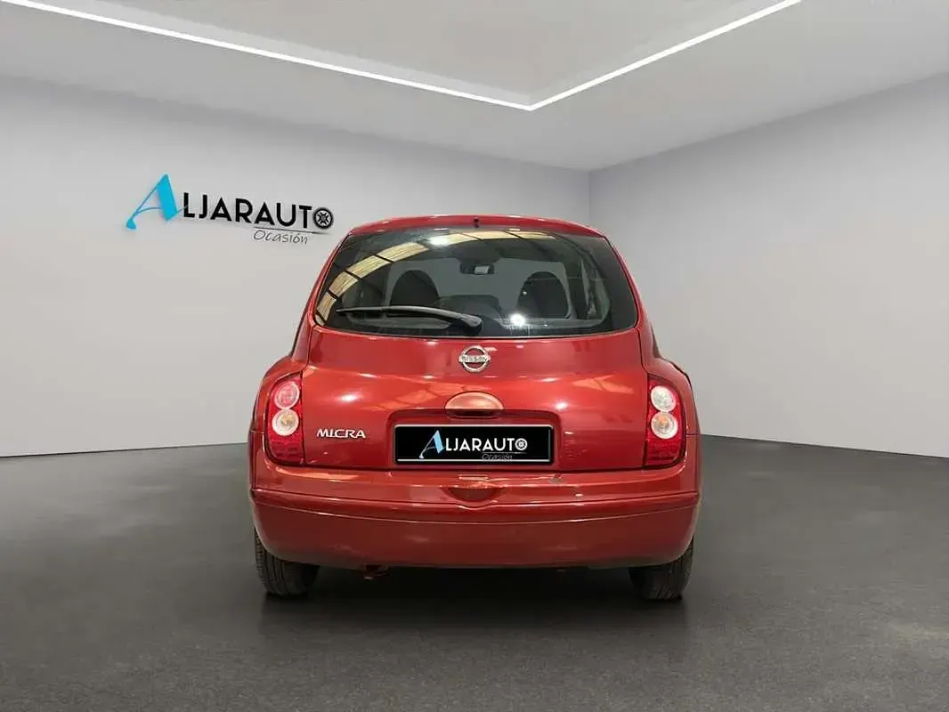 Usado Nissan Micra Visia 80 CV (58 kW) 2008 Rojo Utilitario