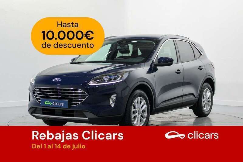 Azul Usado 2021 Ford Kuga Titanium SUV | 16.390 € (Super precio) - Imagen 1/1